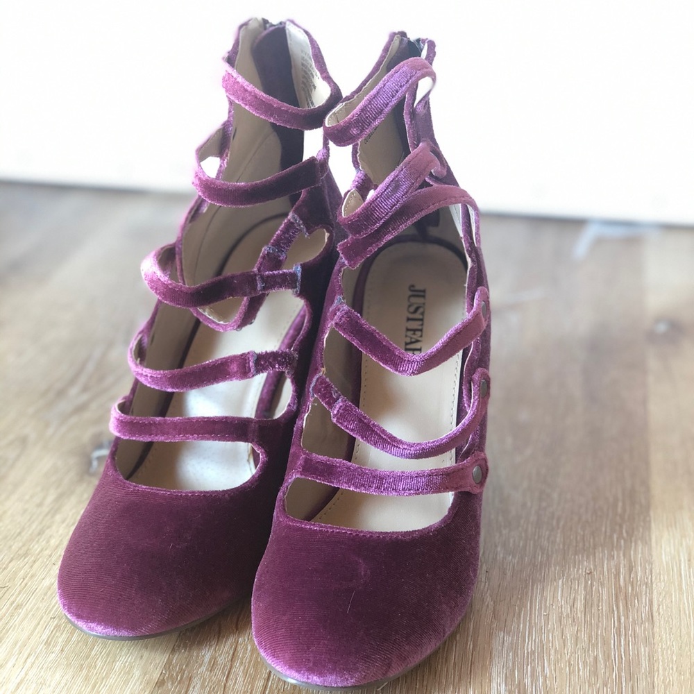 JustFab strappy heels